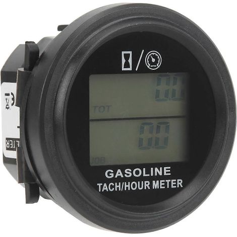 Betriebsstundenzähler, Drehzahlmesser, digitale TOT-Aufzeichnung, rückstellbarer Job-Timer mit Dual-Screen-Anzeige, Bac