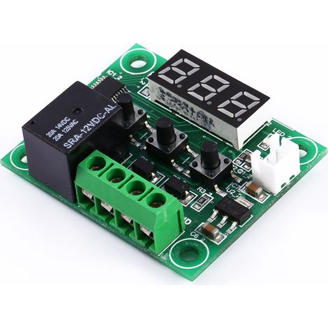 Keenso Durable -50-110 °C 12V W1209 Digitales Thermostatmodul mit Sonde für industrielle Anwendungen.