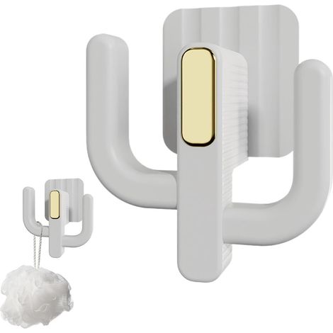 Support mural pour pantoufles - Support mural pour chaussures - Organisateur de chaussures mural et de serviettes de salle de bain pour porte de cuisine, camping-car (1/5)