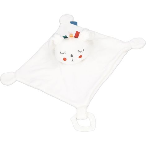 Baby-Schmusedecke, niedliche Tierdecke, multifunktionale, weiche Schmusedecke zum Schlafen und Spielen, Kaninchenmotiv (1/5)