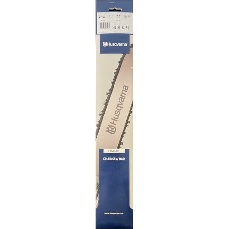 Husqvarna – Guide-chaîne pour tronçonneuse 16" – 325 1.3mm – 56 maillons – Pour bois dur et teck – Coupe nette sans éclat