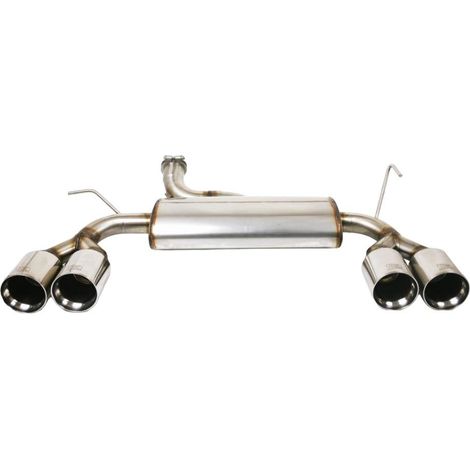Silencieux Echappement Jeep Wrangler JK 2007-2018 2.8D/3.6 V6 100mm Duplex-38809767