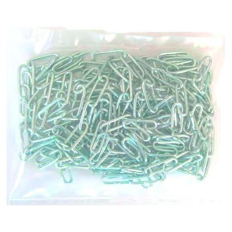 Chaîne ordinaire soudée acier zingué en sac de 12.5 mètres - Diamètre de chaîne (fil) : 6 mm - VIGOUROUX