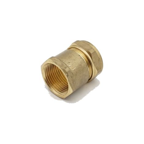 PrimaPlus 28mm x 1" Female Brass Compression Adaptor (5 Pack) (1/3)