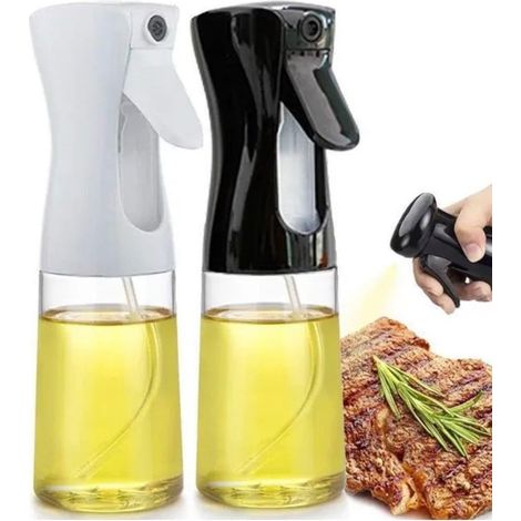TRADE SHOP - Spruzzatore Nebulizzatore In Vetro Spray Per Olio 200ml Accessori Cucina Per Friggitrice - (1/5)