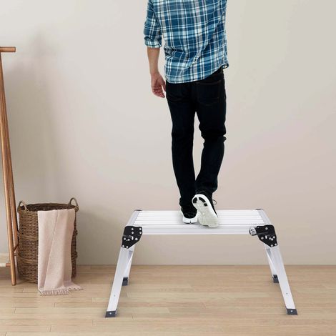 YISSALE -Outillage -Guide robuste avec plateau de travail Plateau de travail en alliage d'aluminium Chaise de travail pliable Capacité maximale de charge : 150 kg / 330 lb (1/5)