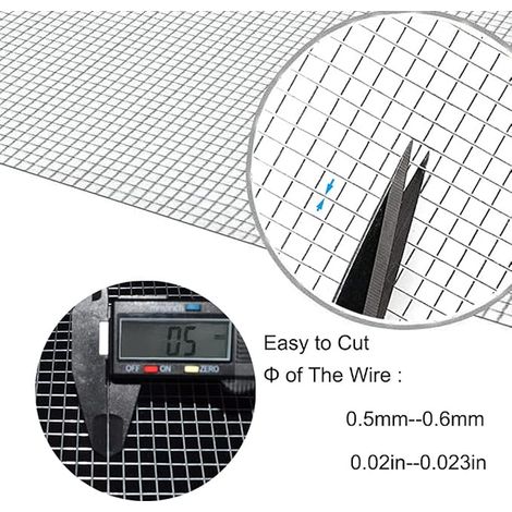 20 cm x 6 m Anti-Rodent Wire Mesh, Stainless Steel 304 Anti-Rat Wire Mesh to Block Access to Mice, Squirrel, Bird - to Fill Gaps Around Home and Garden (1/3)