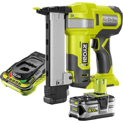 Ryobi ONE+ 18 Gauge Staple Gun Kit (1x 5.0Ah) 18V R18GS18-150 (1/5)