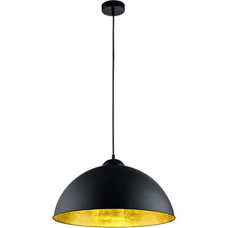 Suspension Trio Romino II noire/dorée Ø50 150cm E27 (1/4)