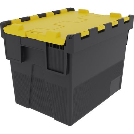 PROVOST - Bac navette jaune Provost - 400 x 300 x 306 mm en polypropylène