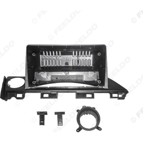 Left titanium support for 9-inch Android navigation large screen audio modification panel for Mazda Atenza 17-19.