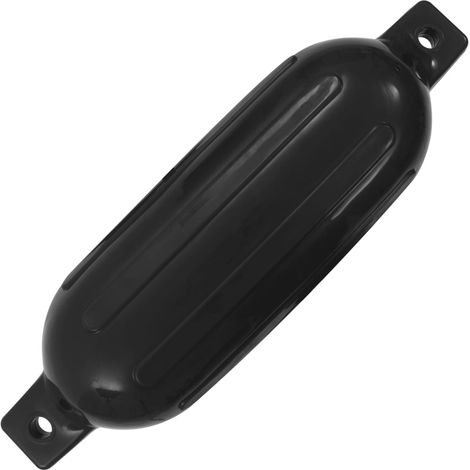 Pare-choc de bateau 4 pcs noir 58,5x16,5 cm PVC CFW93227 (1/5)