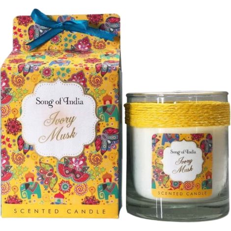 Sojakerze im Glas MOSCHUS 200g Little Pleasures Song of India (1/3)
