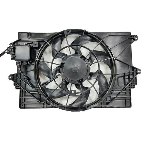 25380J3280 pour Hyundai Veloster 2019-2021 avec double dissipateur thermique et ventilateur de condenseur (1/3)