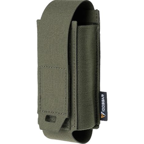 Supporto per torcia, compatibile con sistema MOLLE, versatile per riporre oggetti, verde Ranger (1/2)