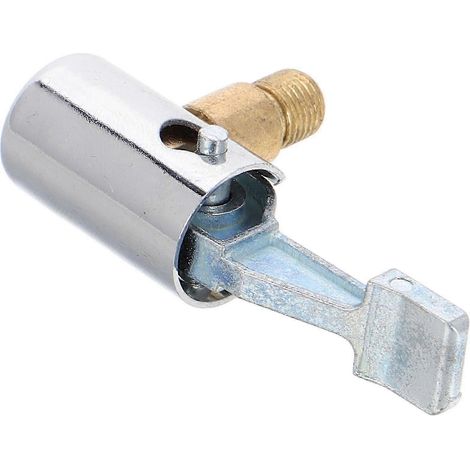 Mandrin de gonflage à bille fermée avec verrouillage à clip, compatible avec les gonfleurs de pneus (1/5)