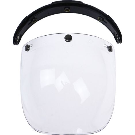 Visera para parabrisas de motocicleta de 22x20 cm, policarbonato, 227 g, para casco Biltwell Gringo Bonanza. (1/5)