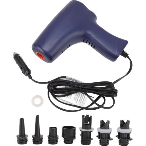 Pompe à air électrique 110W 12V haute pression 16PSI pour bateau pneumatique et voiture, ABS intelligent (1/5)