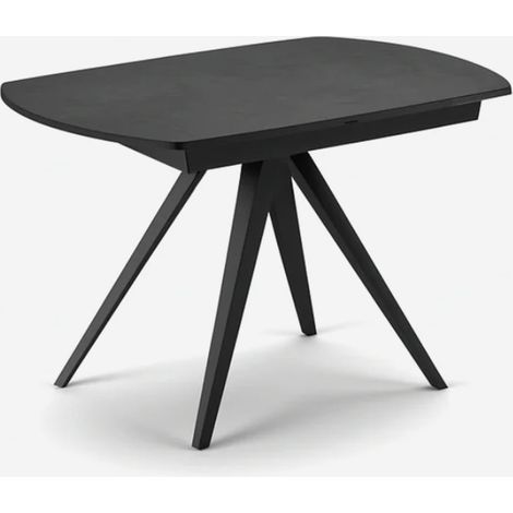 Ausziehbarer Keramik- und Metalltisch Glide - Grau (1/4)