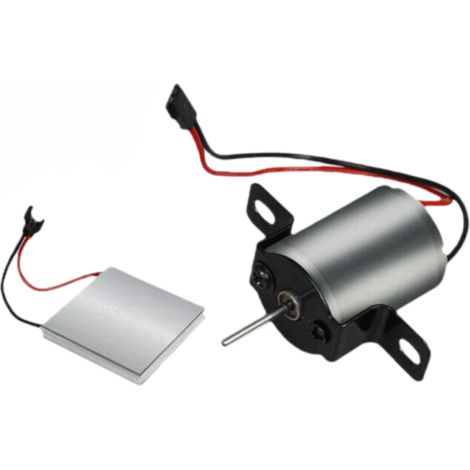 1 Moteur de soufflerie, métal et plastique, pièce de rechange, ventilateur de brûleur, pour four et cheminée (1/5)