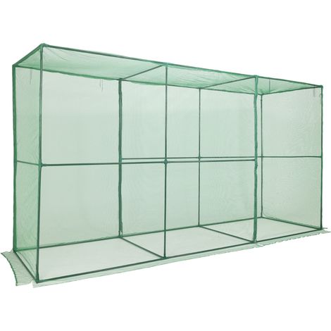 AOODOR Ernteschutz‑Zelt 366×122×183 cm
mit Pflanzenschutz‑Netz und Reißverschlüssen – Für Gemüse, Obst und Pflanzen, Geeignet für Garten, Hof und Rasen (1/5)