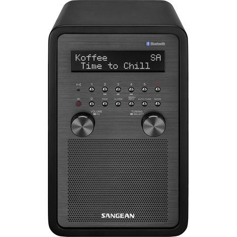 Sangean DDR-60 Radio de table DAB+, DAB, FM AUX, Bluetooth, NFC avec télécommande, fonction réveil n (1/5)