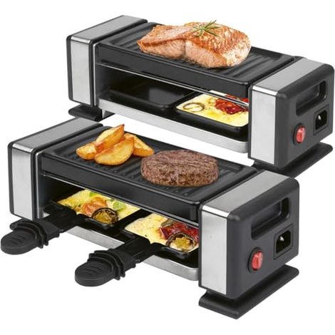 ProfiCook 501324 parrilla de interior 4 personas(s) 700 W Negro, Acero inoxidable