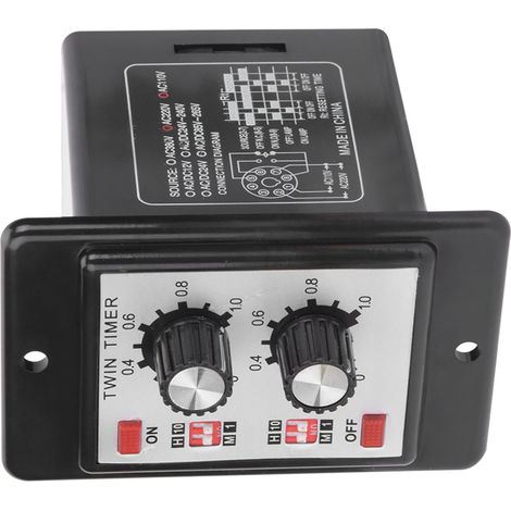 Relé temporizador multisección ATDV-YD AC110V/220V con botón de encendido/apagado (1/5)
