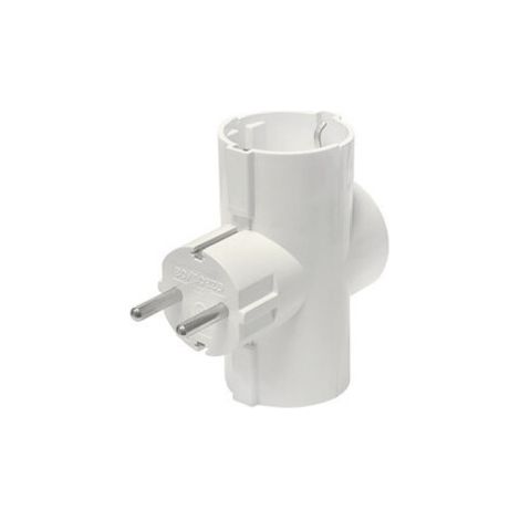 Adapter 3 Schukosteckdosen 3500w 16a/250vac White 36.053/1