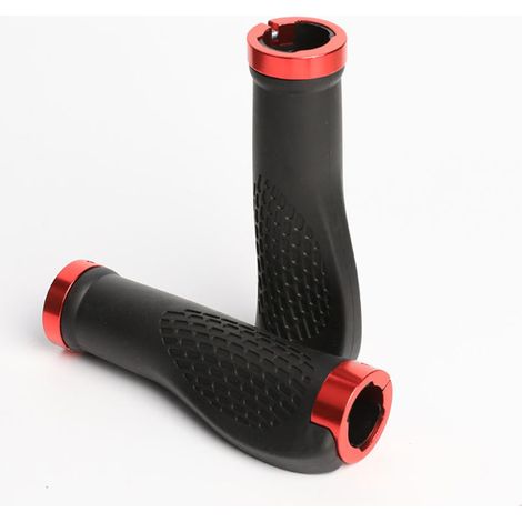 Poignées de VTT, poignées plates ergonomiques, poignées en résine, accessoires pour équipement de cyclisme