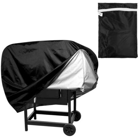 Housse de Barbecue - Housse de Barbecue Imperméable À l'eau Protection UV Protection Contre La Pluie Couvre-Gril de Jardin Protecteur de Barbecue Accessoires de Gril (1/5)