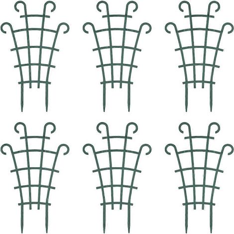 Lot de 6 supports pour plantes grimpantes à monter soi-même, style aléatoire. (1/5)