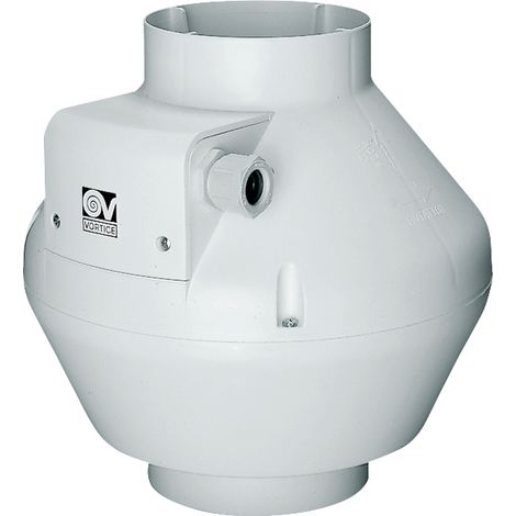 Vortice – Aspirateur centrifuge axial 150 mm – Résine auto-extinguible V0 – Moteur AC 3 vitesses – Installation murale IPX4 (1/6)