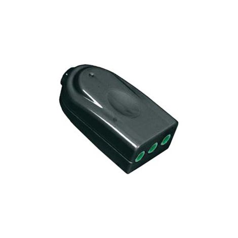 PRESA DRITTA 2 POLI + TERRA 10A NERA LINEA GARANTI- - nera 82561-E - 10 pezzi FANTON