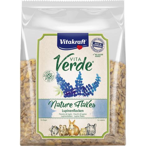Vitakraft Nagerfutter Lupinflocken Verde Nature getreidefrei 400 g (1/3)