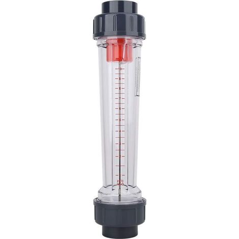 Débitmètre en plastique de 50 mm pour piscines, 1-10 m³/h, haute précision, débit instantané, orifice plat de 50 mm, pour rotamètre à liquide LZS-40(D).