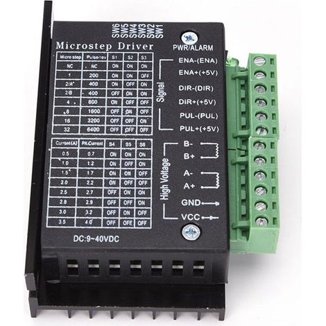 CNC TB6600 Driver controlador para motor paso a paso hasta 4A de 9v a 40v (1/5)