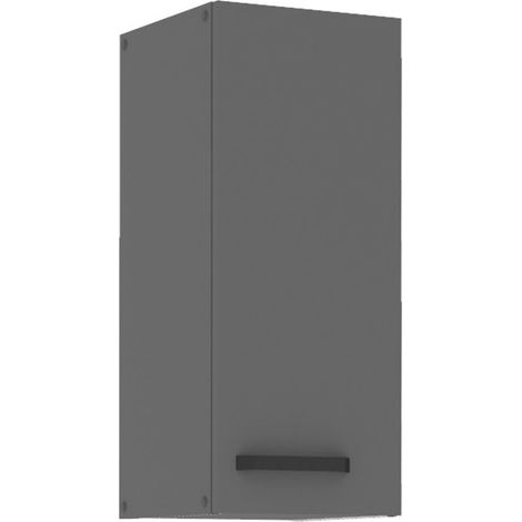 Küche NESSA Hängeschrank 30 cm Anthrazit Küchenzeile Küchenblock Einbauküche (1/4)