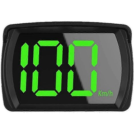 Compteur de vitesse GPS numérique universel avec affichage LCD HD, prise en main facile, grande police, compatible avec tous les véhicules. (1/5)