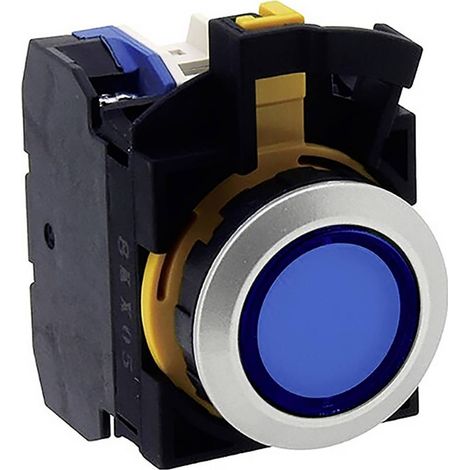 Idec CW4L-M1E10Q4S CW Series Pulsante 24 V 12 mA 1x Off / (On) Permanente Blu 1 pz. (1/2)