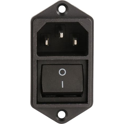 Netzkabel C14 mit Wippschalter 250 V 10 A (1/5)