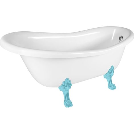 Baignoire autoportante RETRO 157x76,5x73cm, blanc