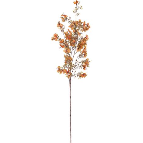 Planta rama de azalea decorativa artificial naranja 25x25x105h cm (1/5)