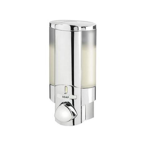 Euroshowers Single Aviva Liquid Soap Shampoo Shower Gel Dispenser Pump Chrome