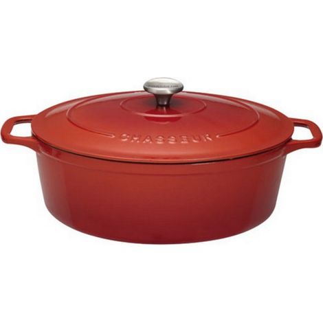 casseruola ovale in ghisa smaltata 27cm rubino sublime - PUC472758 - Chasseur