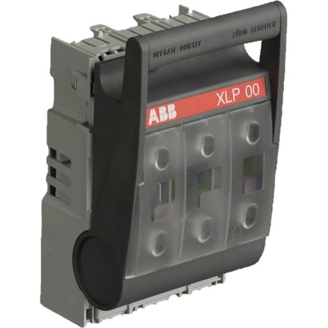 Sectionneur à fusible 160A 3 à fusibles, taille de fusible NH00mm   XLP00 ( Prix pour 1 )