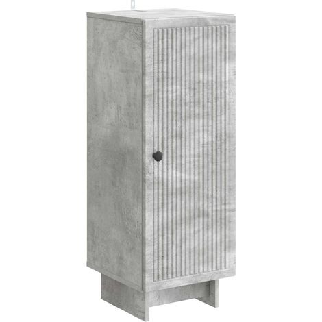 vidaXL Sideboard Concrete Grey 33 x 34.5 x 90 cm Engineered Wood