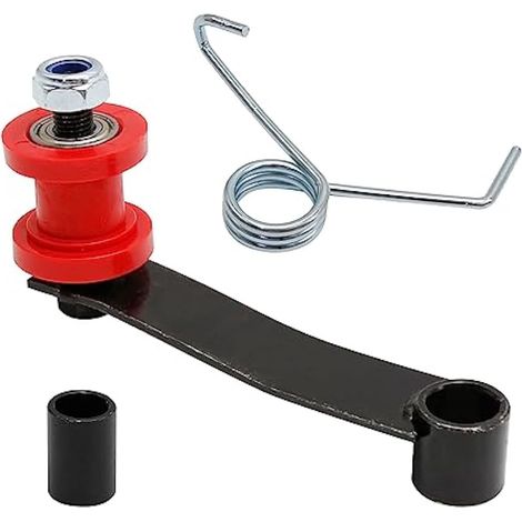 SYOWADA Tendeur de chaîne de rechange pour Coolster Atv Go Kart 4 roues 110 Cc 125 Cc 150 Cc 200 CC 250 CC qui utilisent 420 428 et 530 Guide de rouleau de tendeur de chaîne avec ressort (1/5)