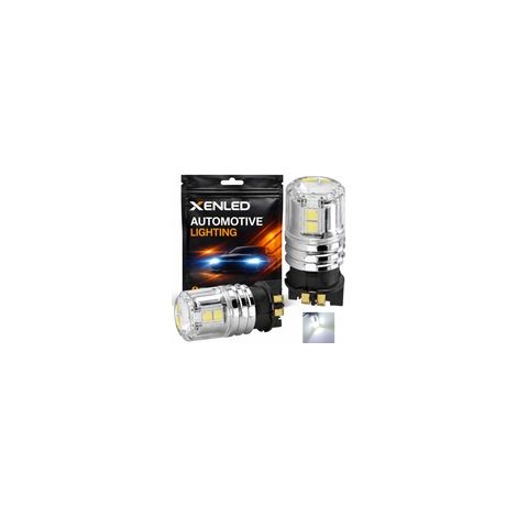 2 x AMPOULES PW24W 12-LED Super Canbus 850Lms XENLED 24W - PALLADIUM - WP3.3x14.5/3 (1/5)