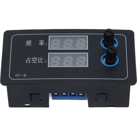 Générateur de fréquence d'impulsions avec rapport cyclique et affichage LED, 1 Hz à 100 kHz, 7-24 V CC (1/5)